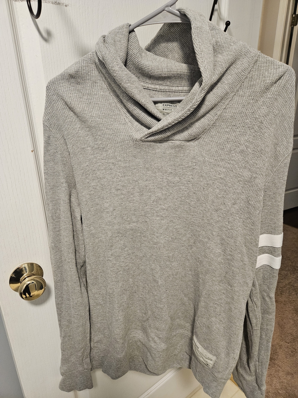 Express Light Gray Turtleneck Sweater
